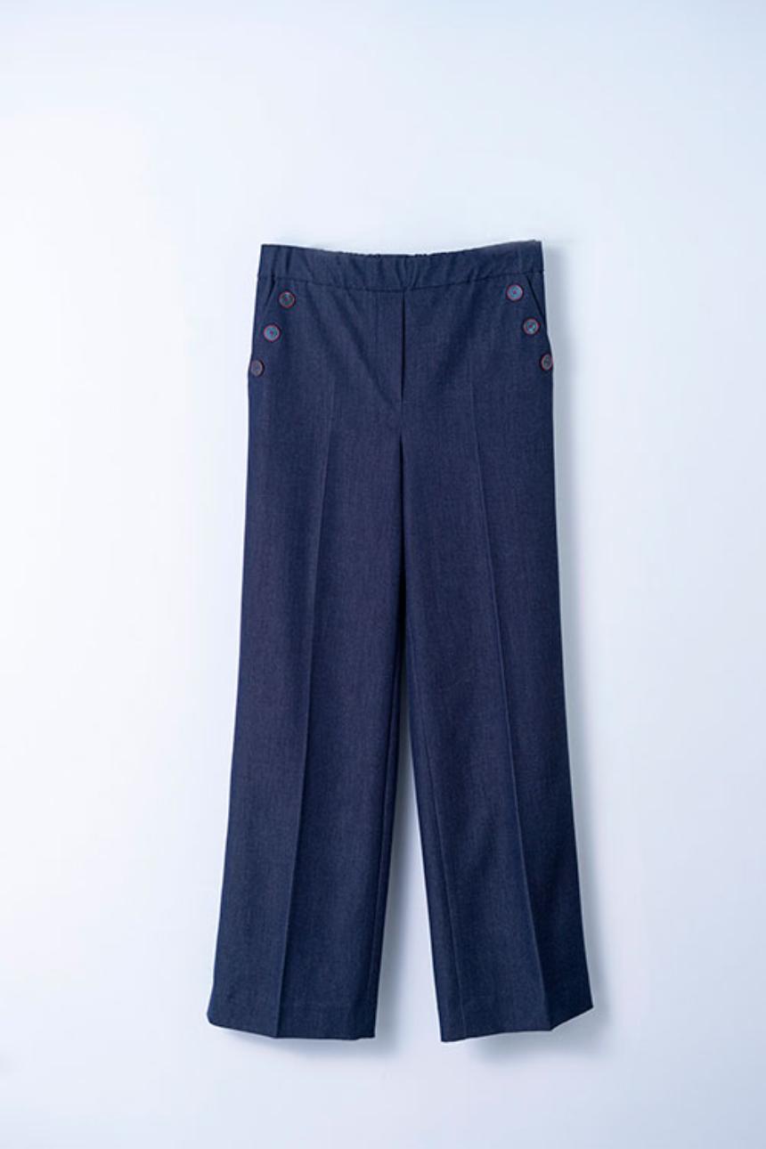 Pantalón denin botones