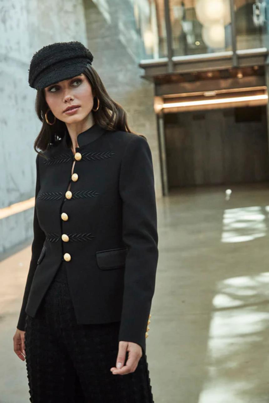 Blazer espigas renata black