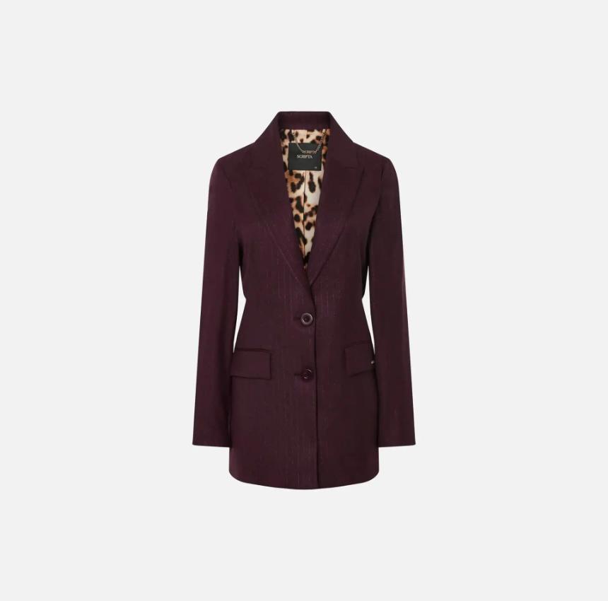 Blazer raya diplomática lana
