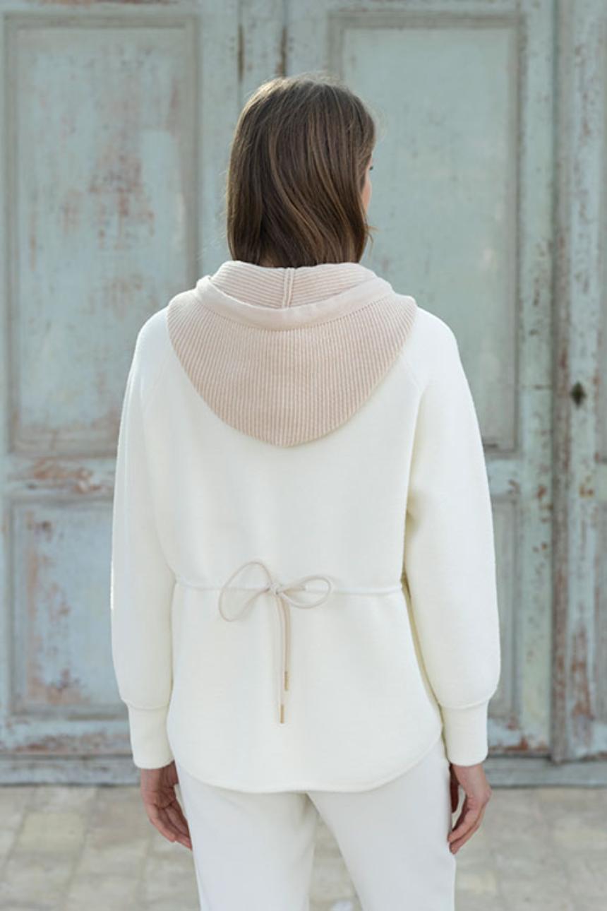 Chaqueta de punto aterciopelado