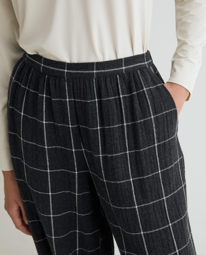 Pantalón bombacho cuadros