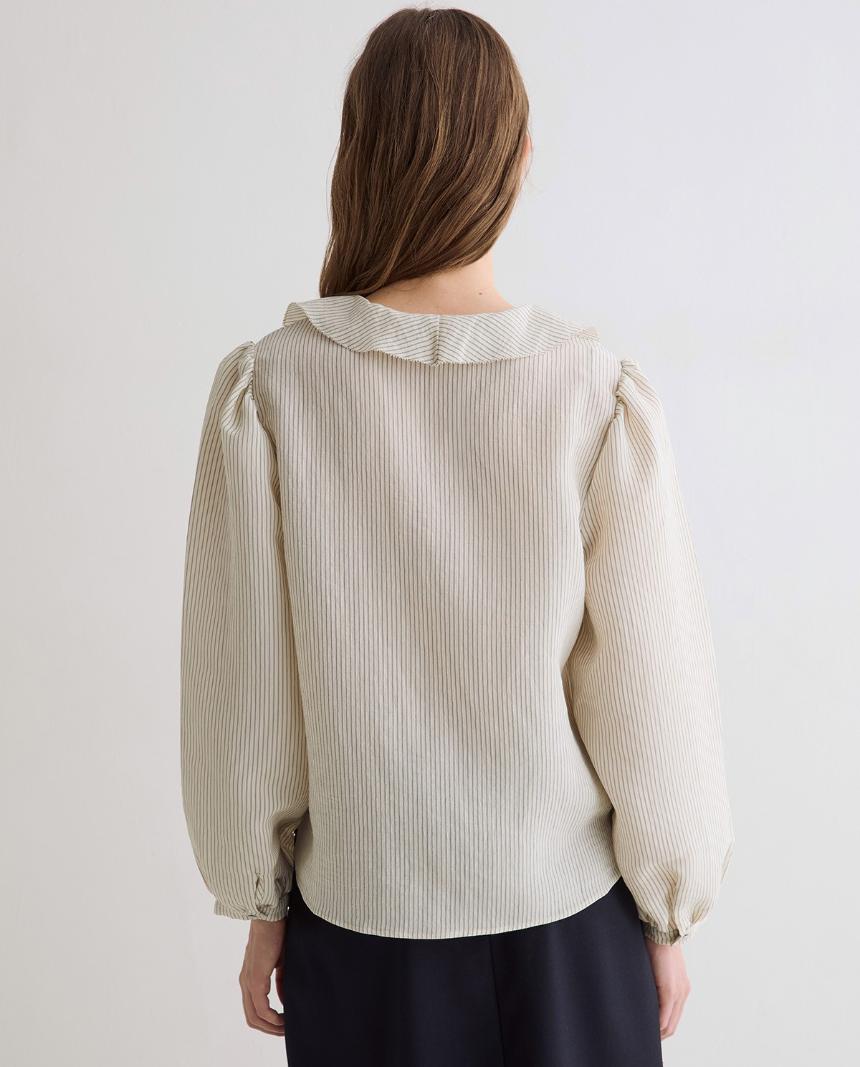 Camisa rayas con volante