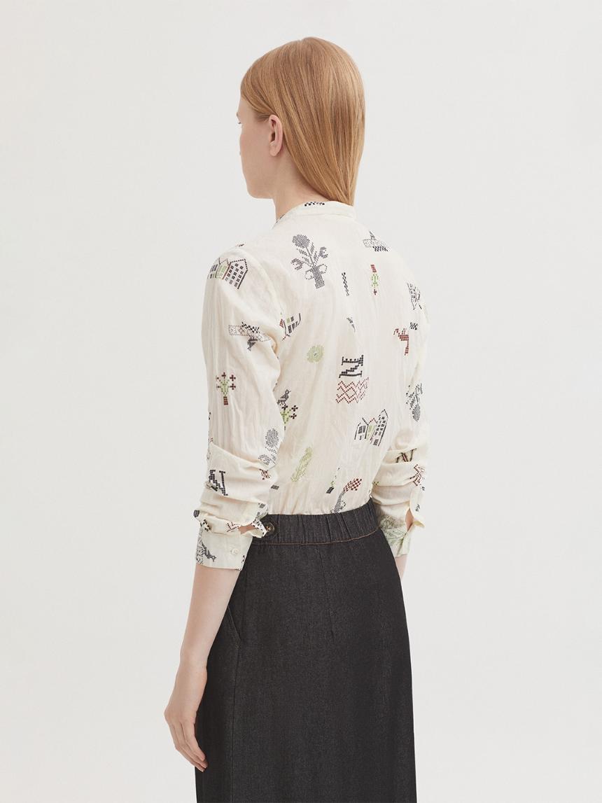Camisa #98 Cross Stitch