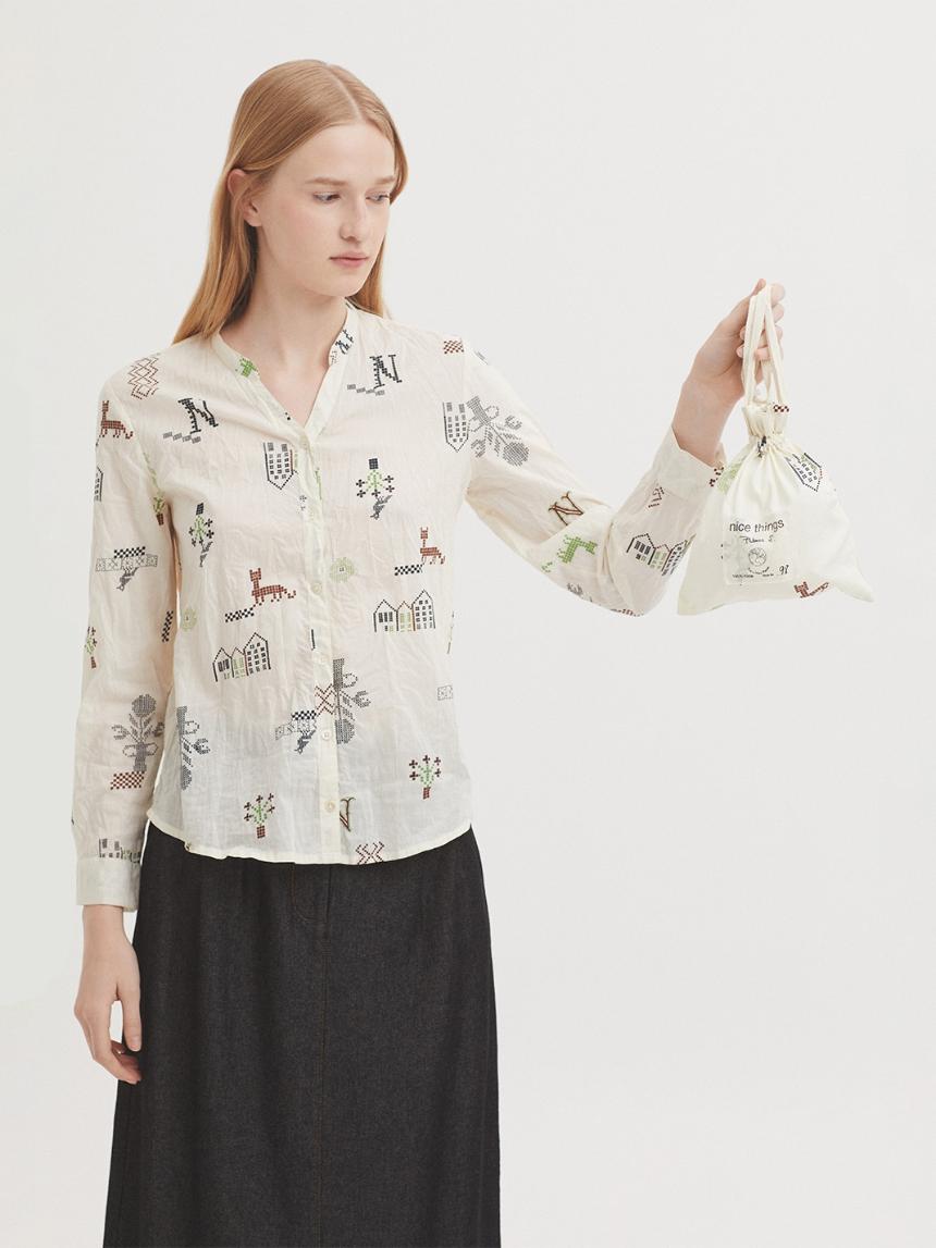Camisa #98 Cross Stitch