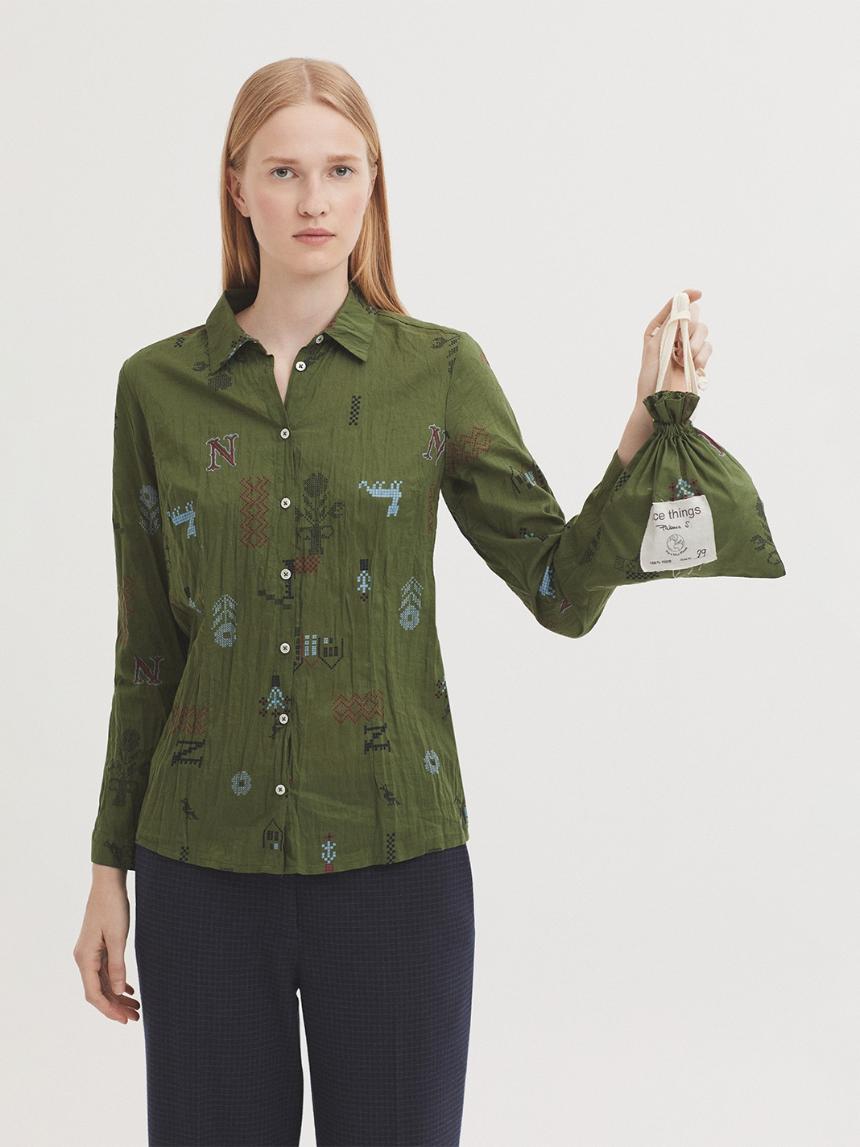 Camisa #99 Cross Stitch