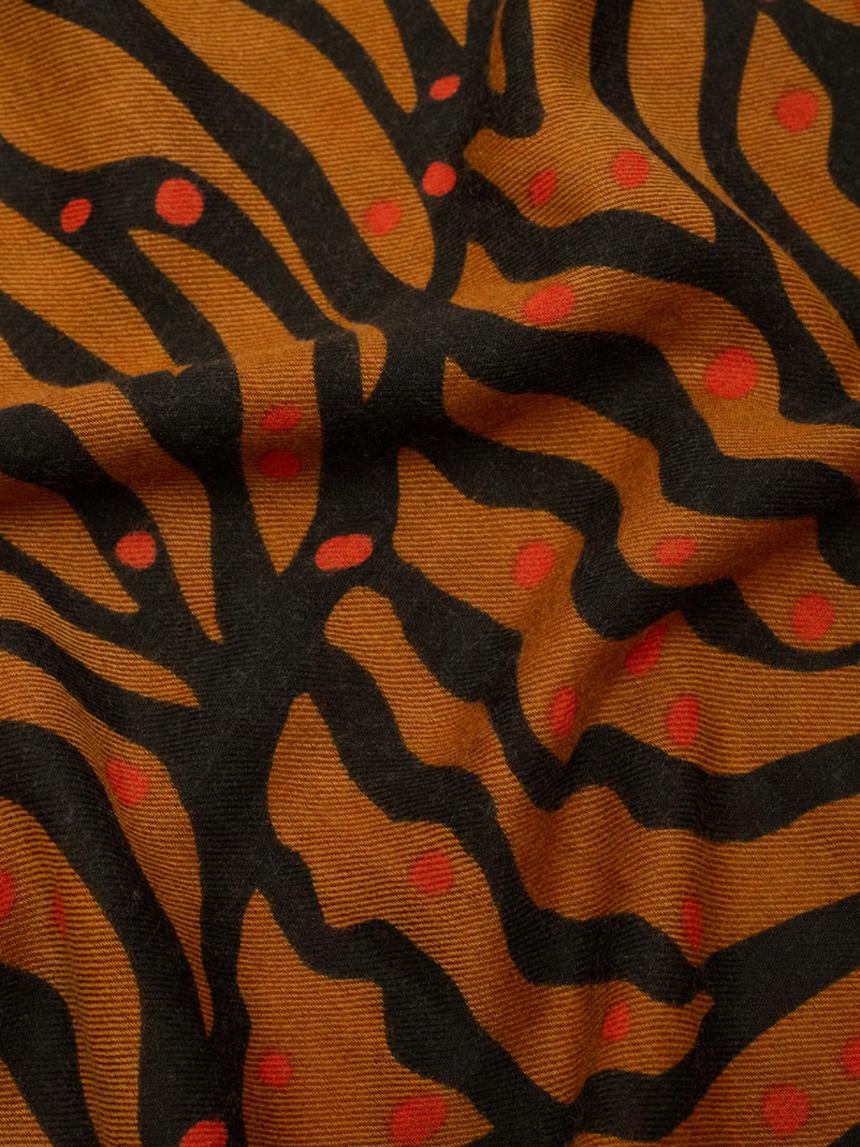 Fular estampado Zebra