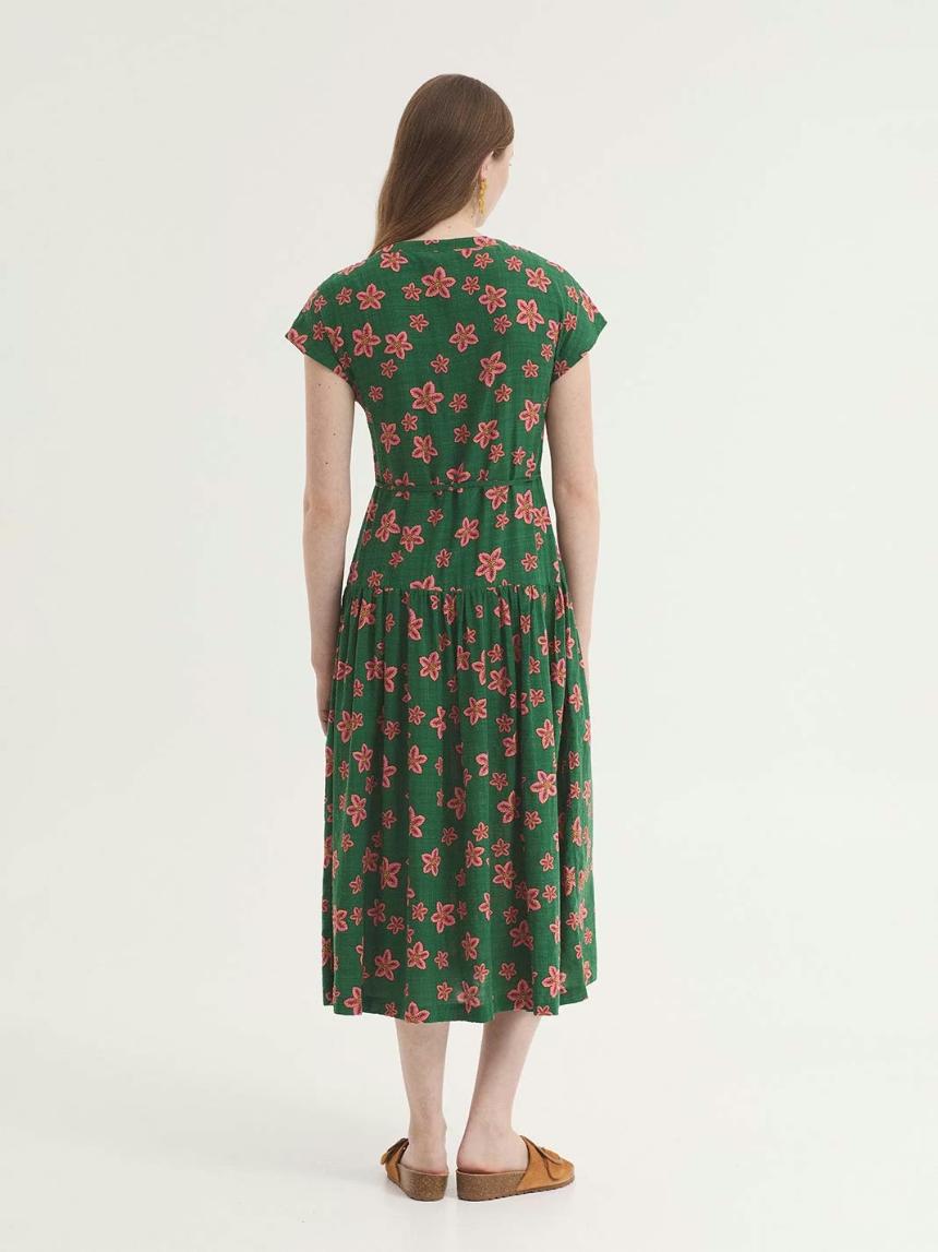 Vestido fluido Star Flowers