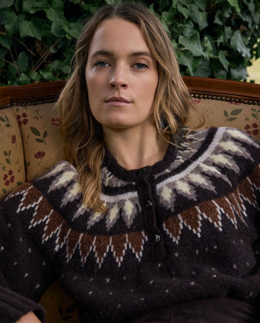 Jersey jacquard nórdico