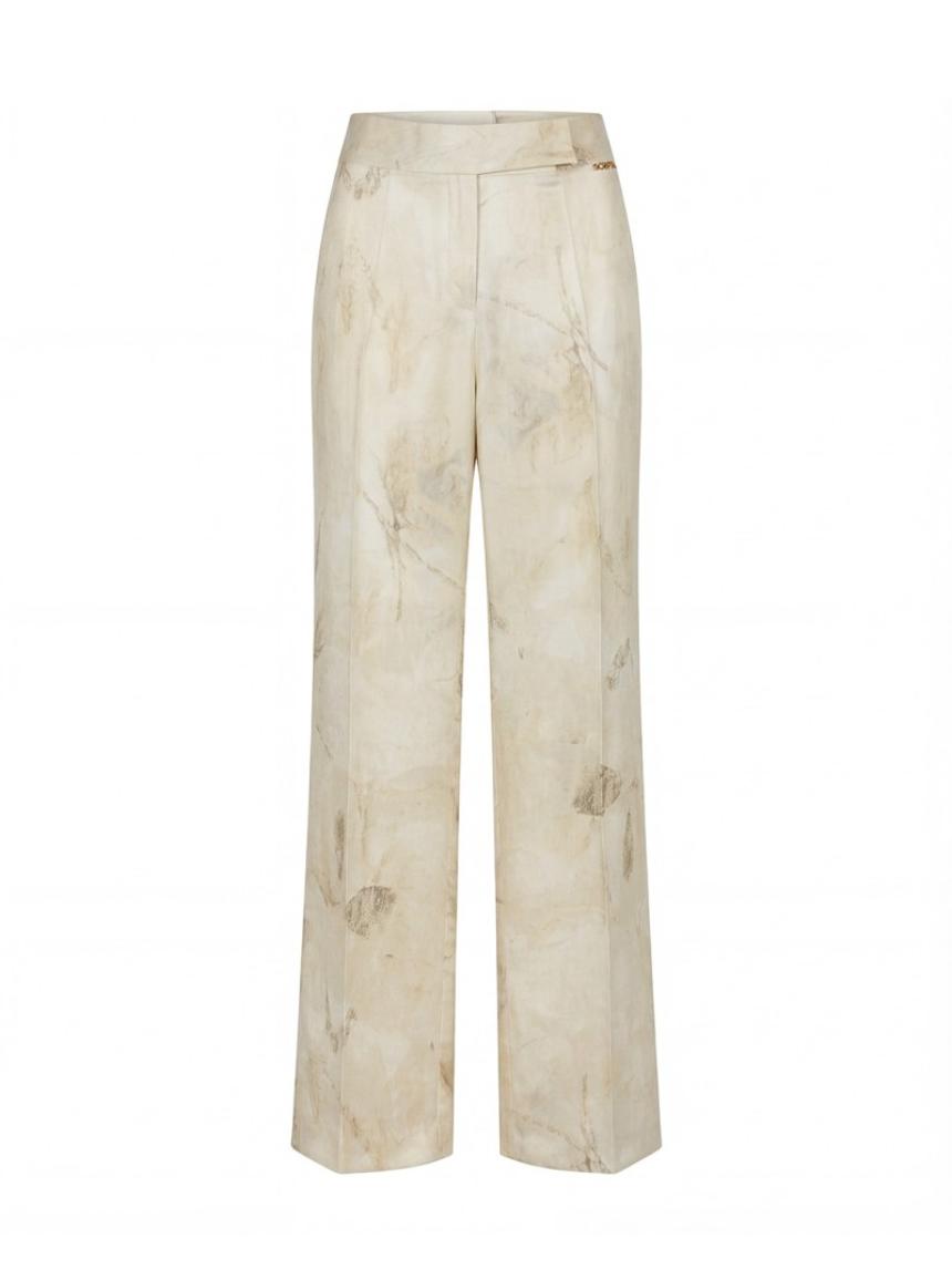Pantalones estampados fluidos