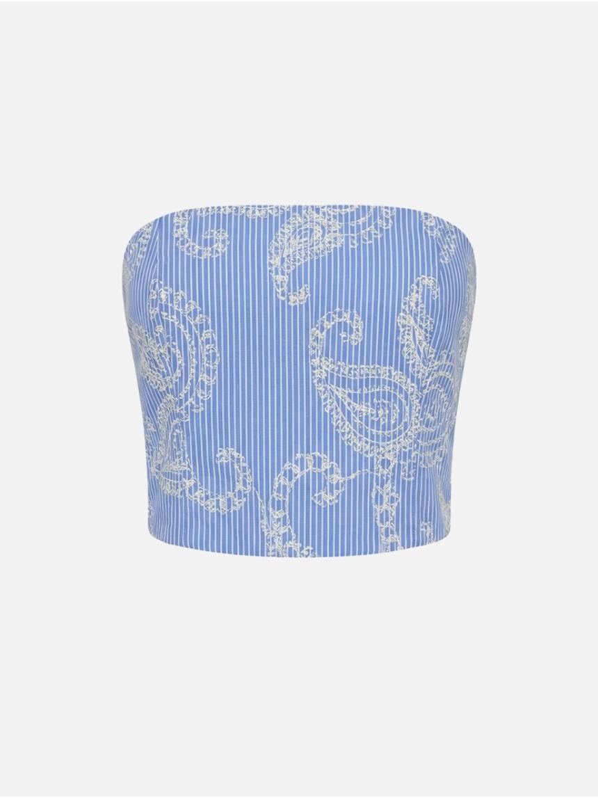 Top Crop Rayas