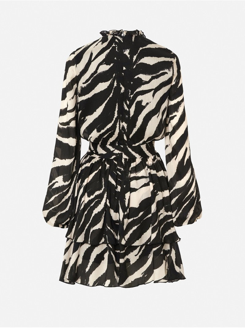 Vestido volante print