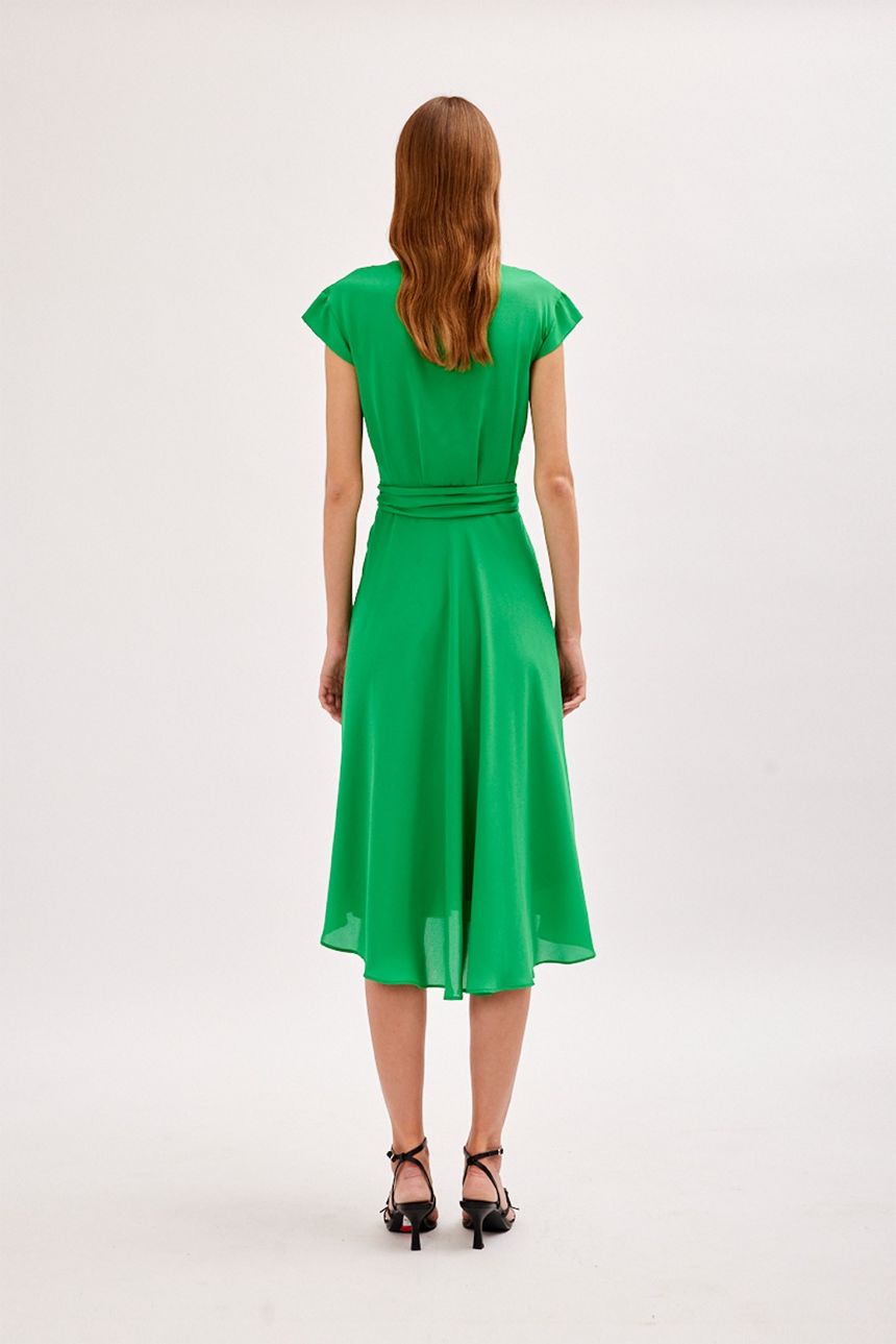 Vestido verde midi