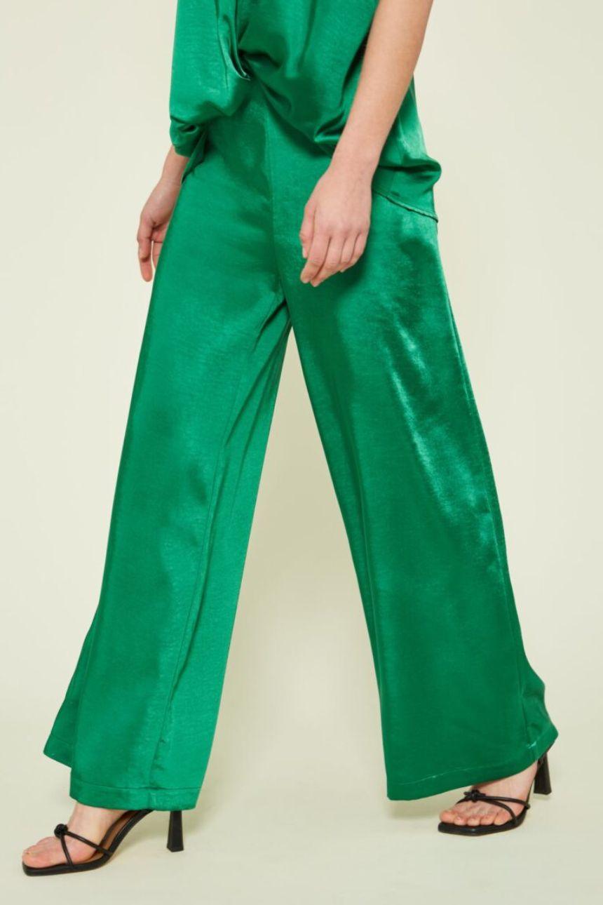 Pantalón satén - Wengué Ana y Carmen - Conjuntos de pantalón - Van-Dos