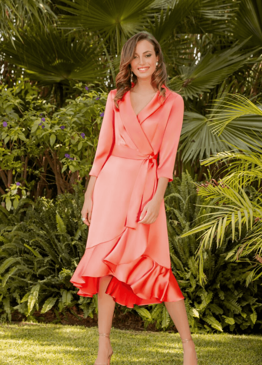 Vestidos best sale cruzados mujer