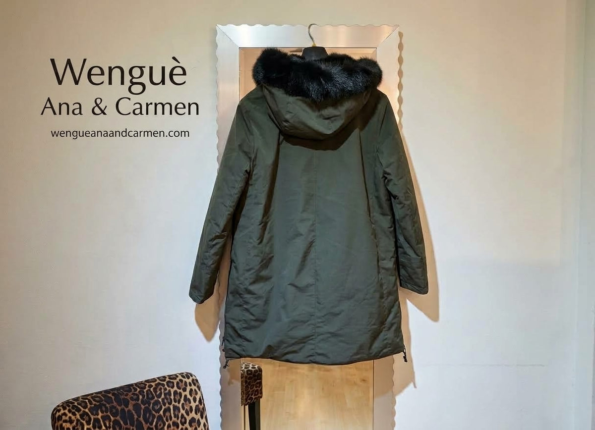Parka militar Satinette Elisabetta