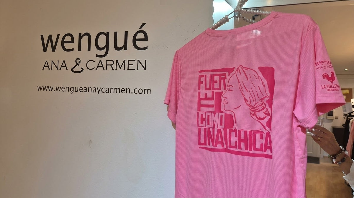 Camiseta solidaria " Fuerte como una chica"