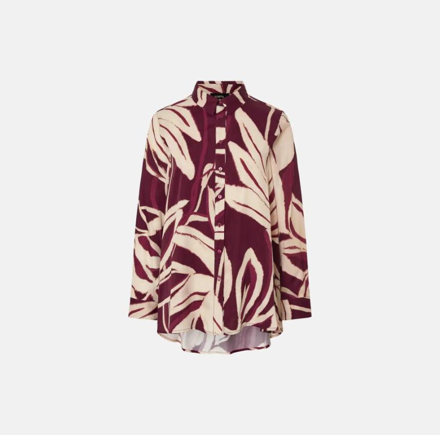 Blusa fluida estampada