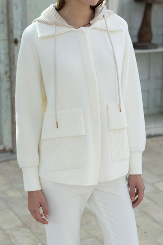Chaqueta de punto aterciopelado