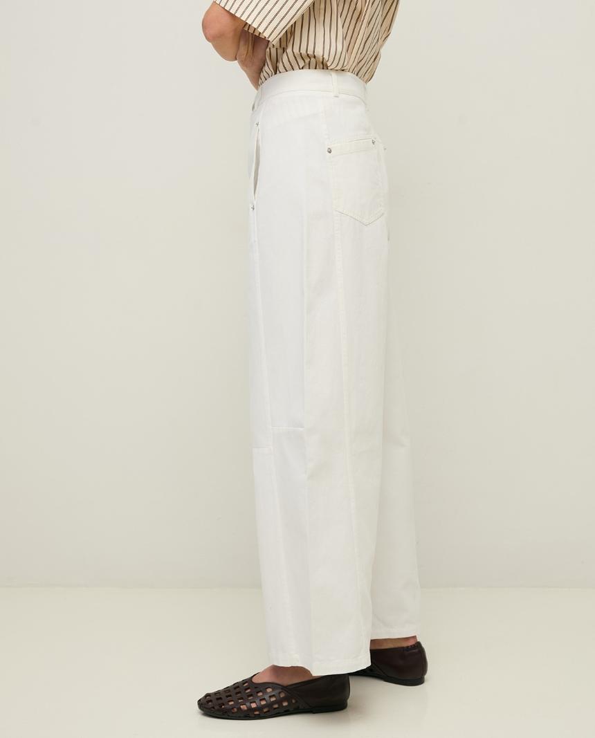Pantalón barrel algodón