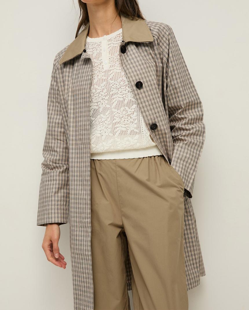 Gabardina water repellent cuadros