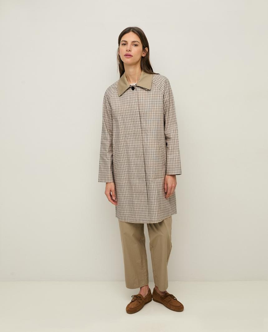 Gabardina water repellent cuadros