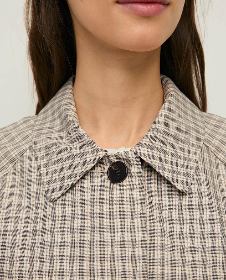 Gabardina water repellent cuadros