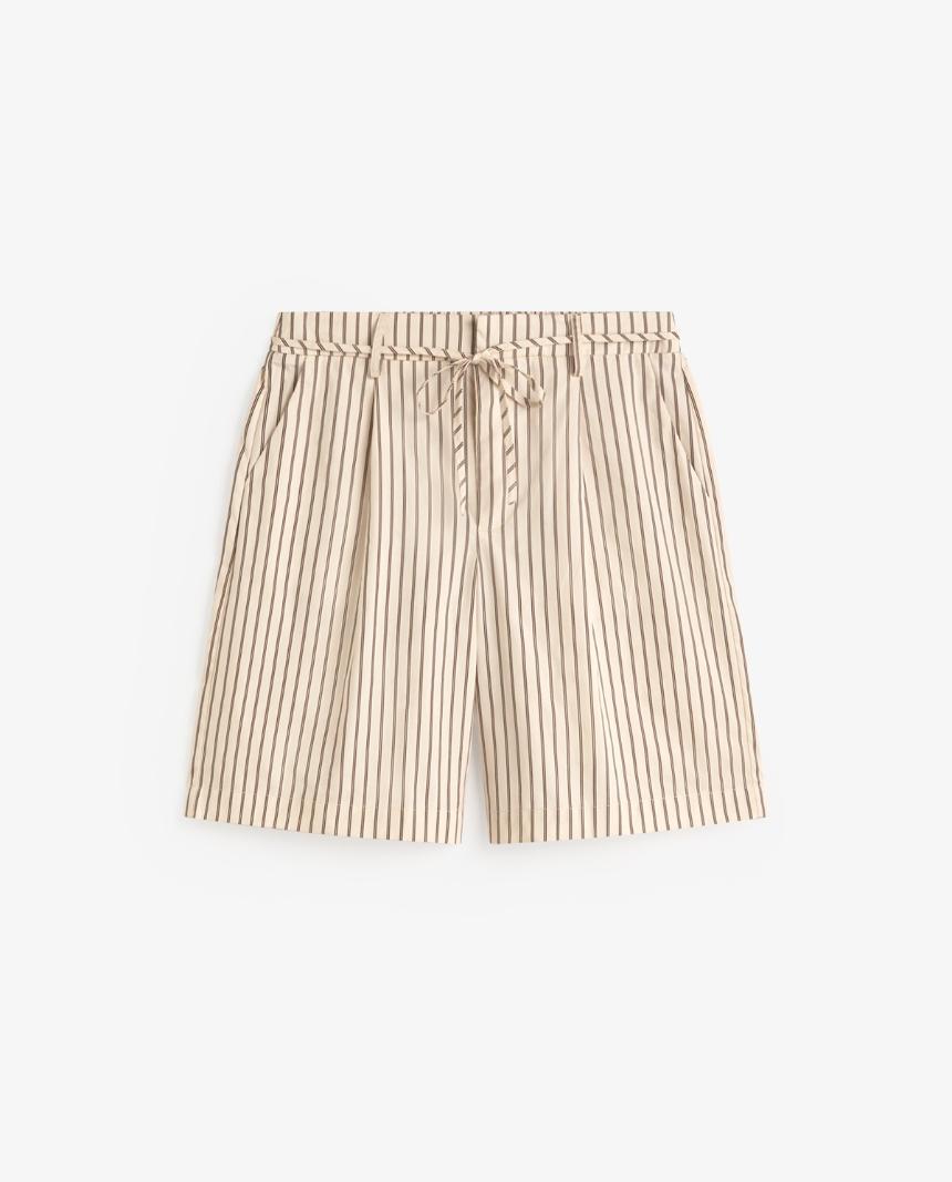 Shorts popelín rayas