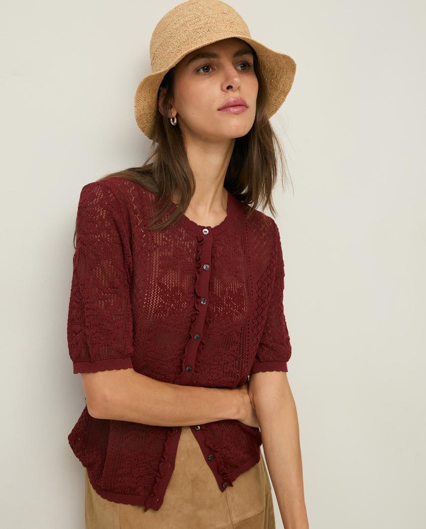 Sombrero bucket de rafia
