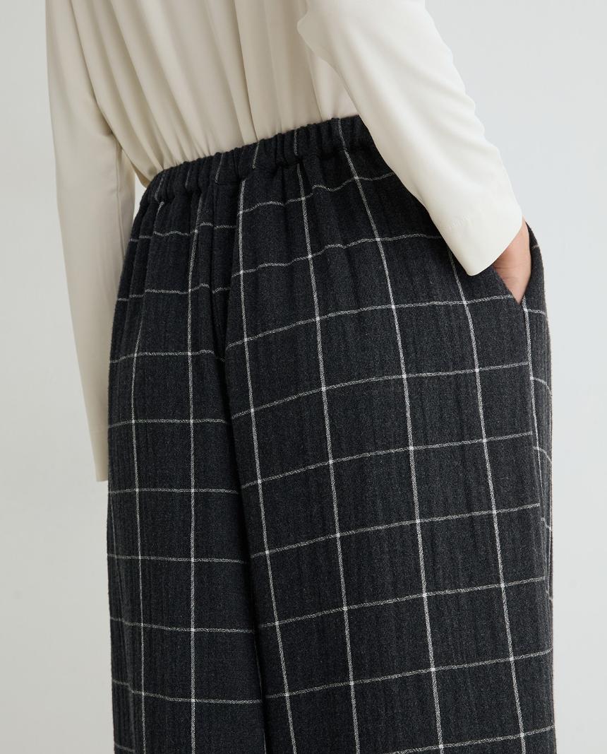 Pantalón bombacho cuadros