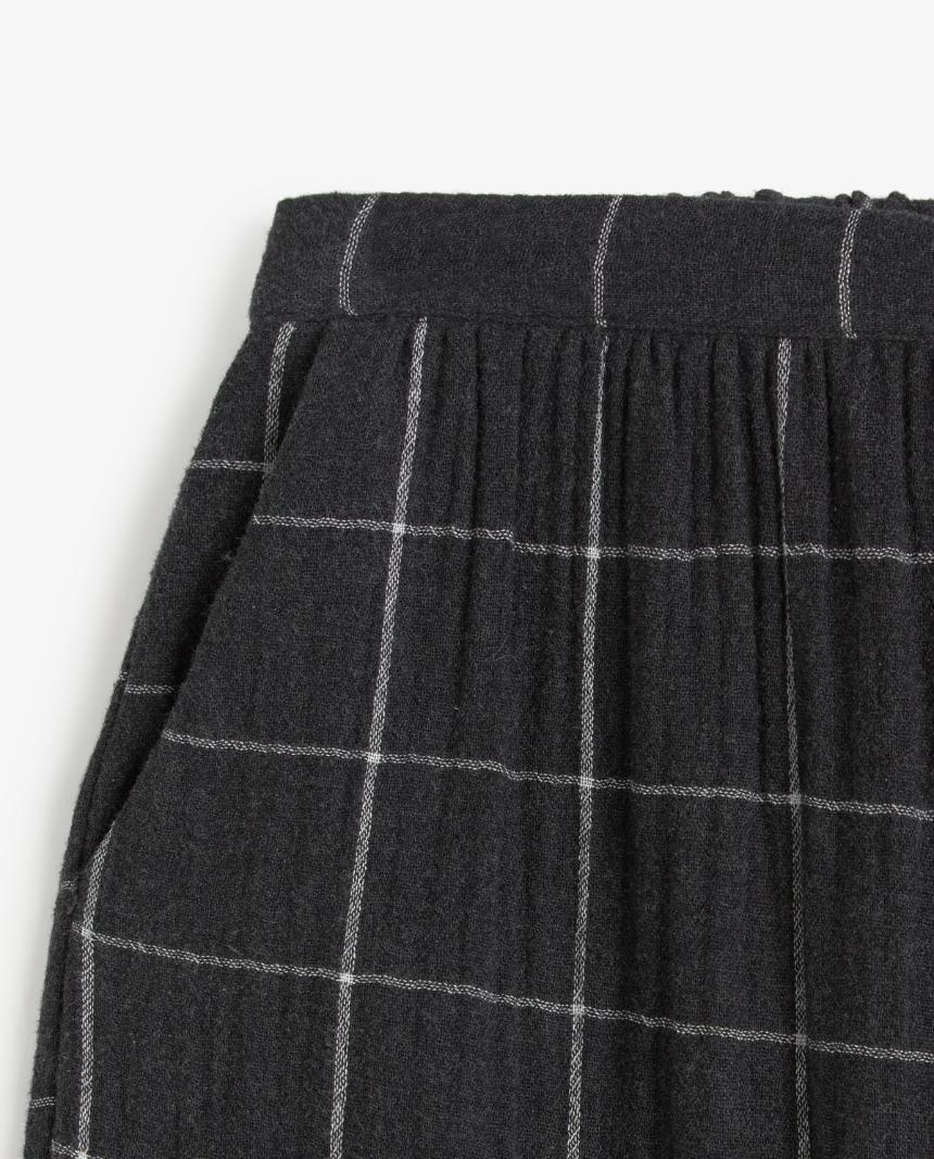 Pantalón bombacho cuadros