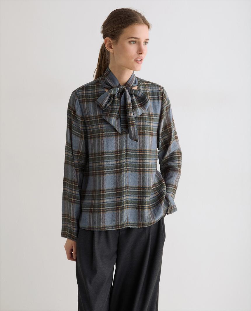 Camisa cuadros lazada
