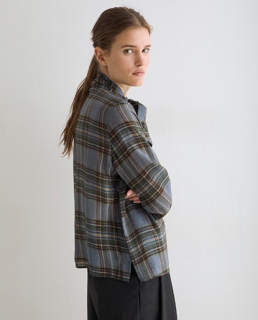 Camisa cuadros lazada