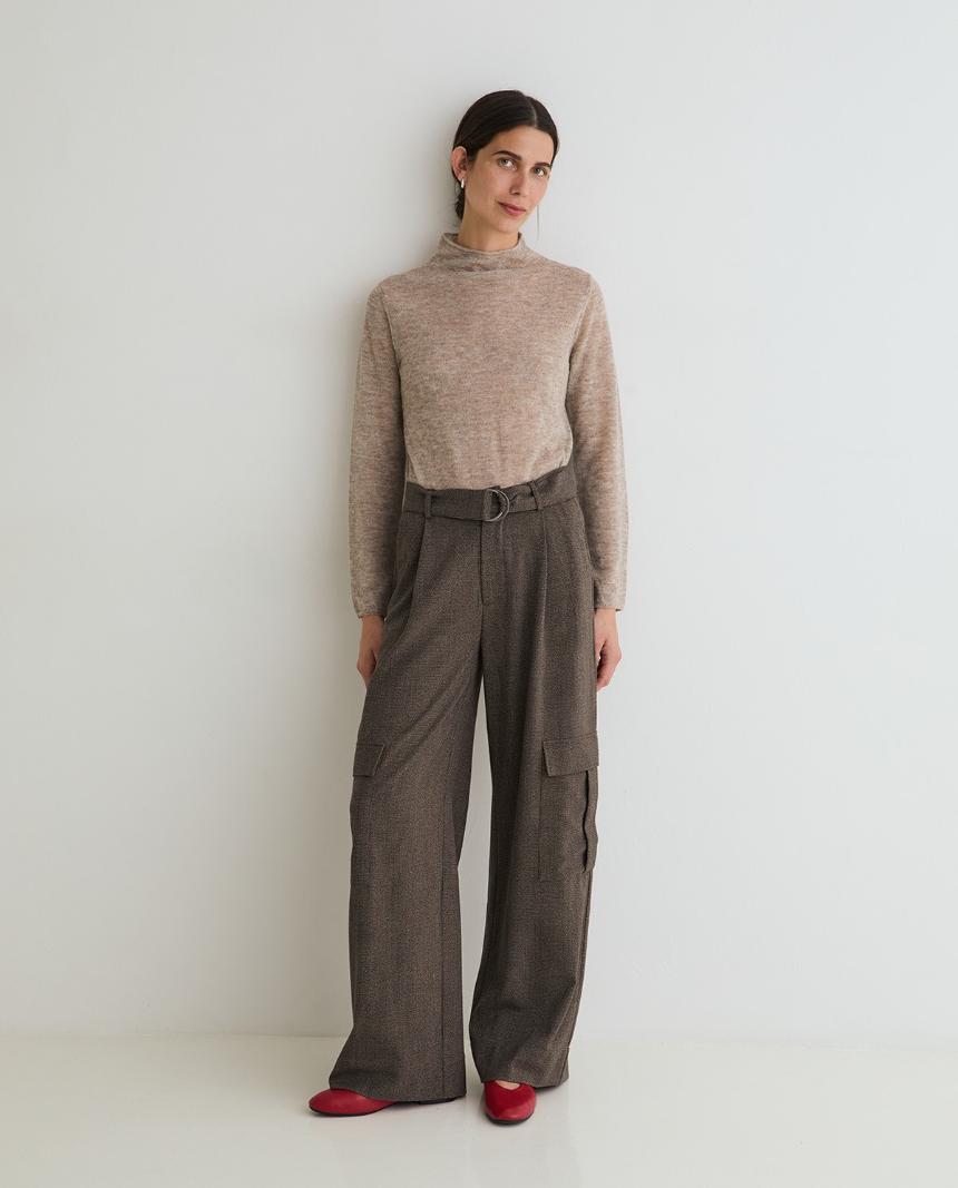 Pantalón cargo wide leg