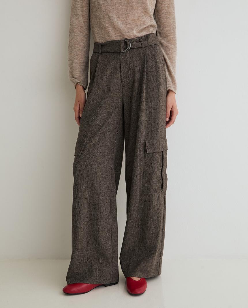 Pantalón cargo wide leg