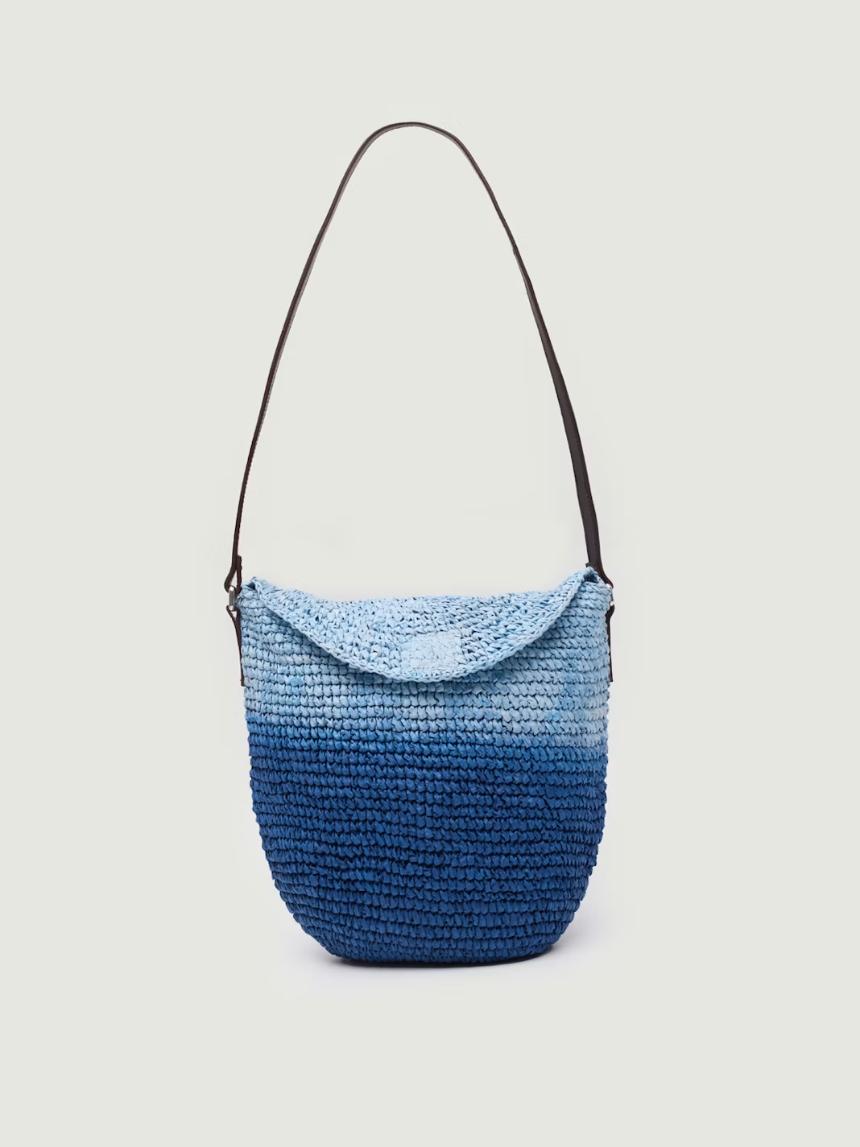 Bandolera de rafia fantasía