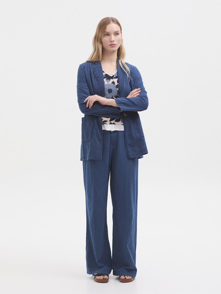Blazer vaquera rayas