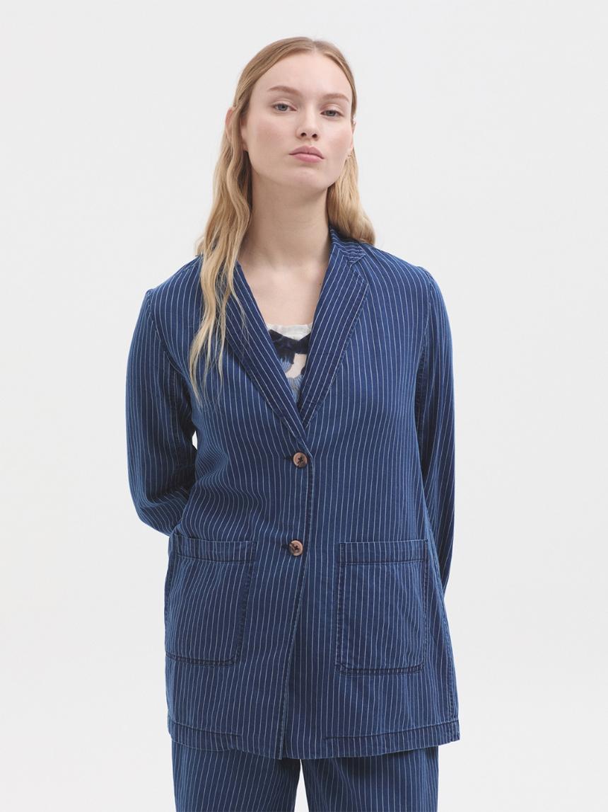 Blazer vaquera rayas