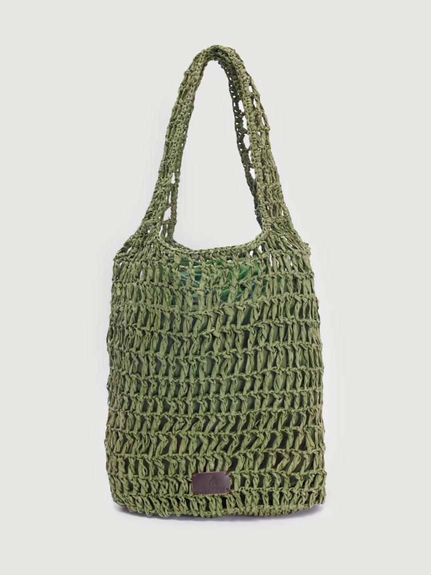 Bolso tote de rafia Star Flower