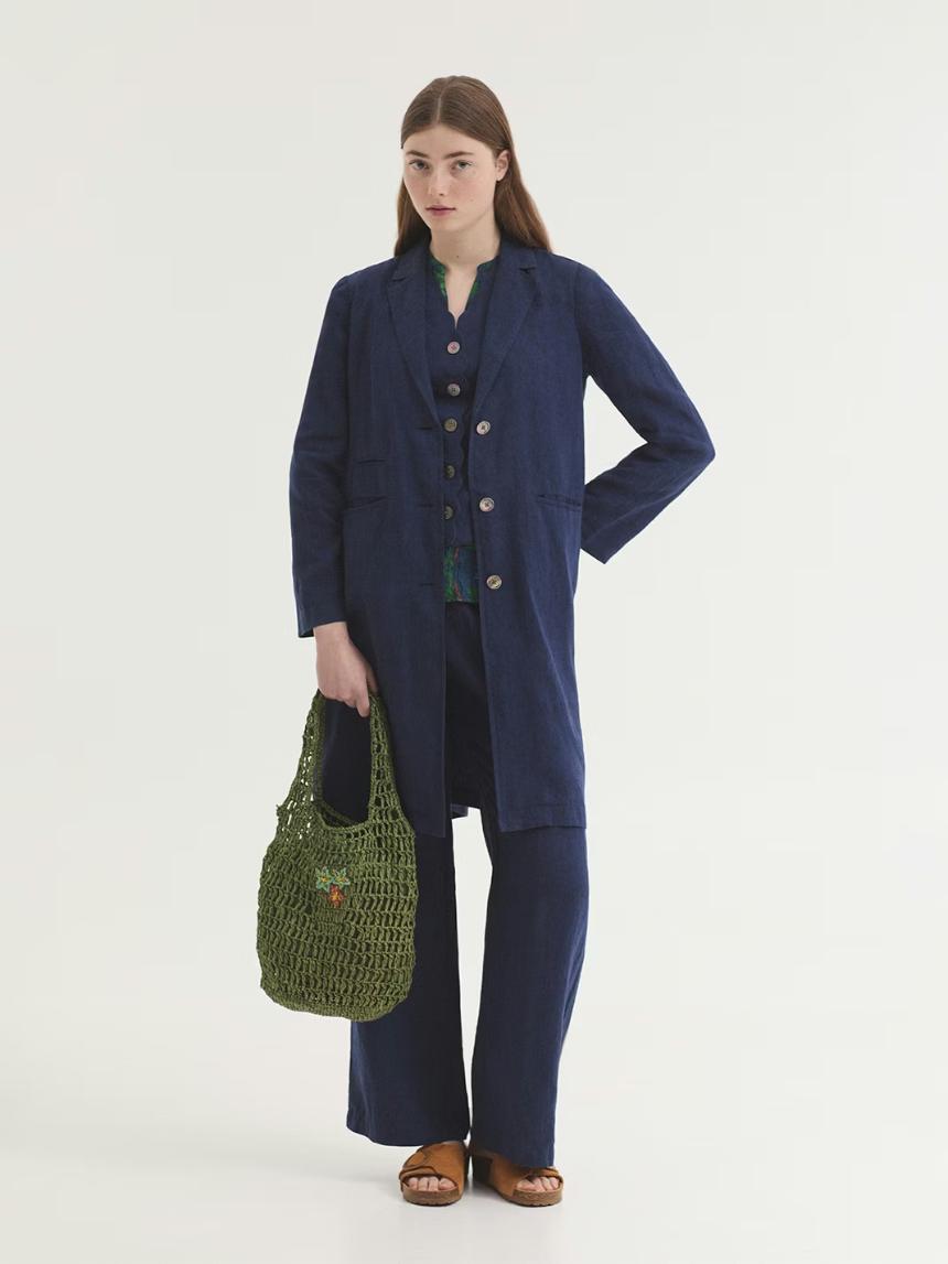 Bolso tote de rafia Star Flower