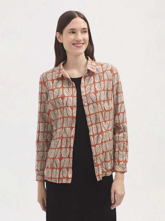 Camisa #99 Square Leaves