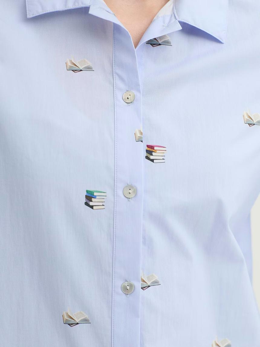 Camisa voile bordados Flying Birds