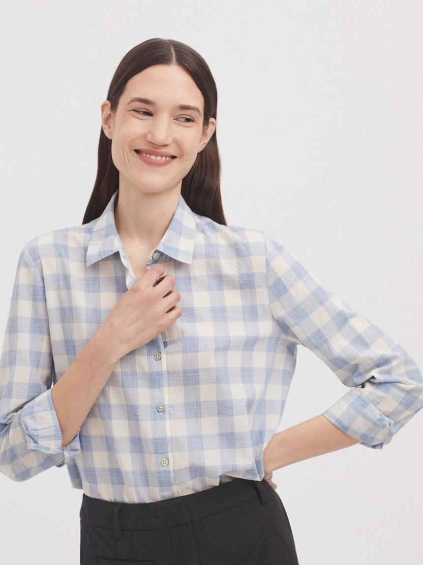 Camisa cuadros líneas