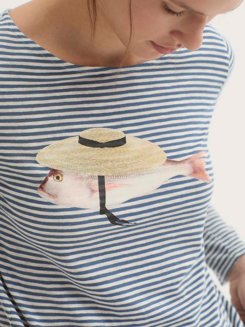 Camiseta de rayas provenzal