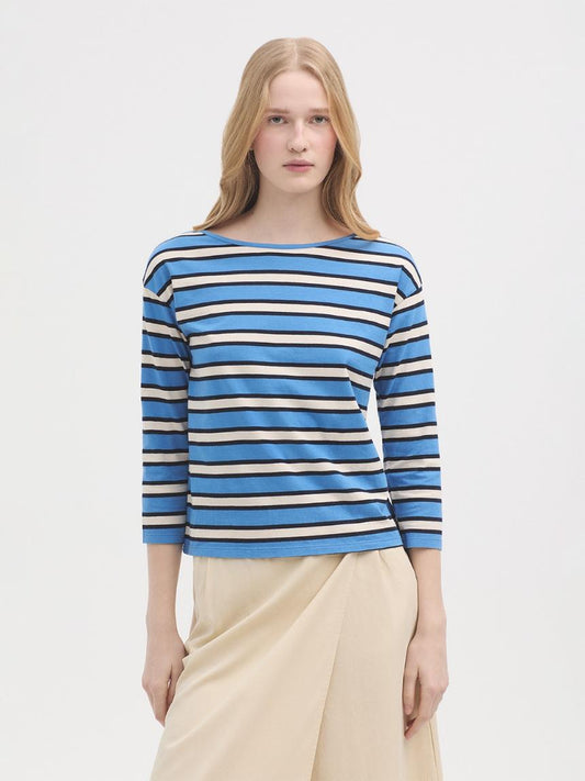 Camiseta rayas escote barco