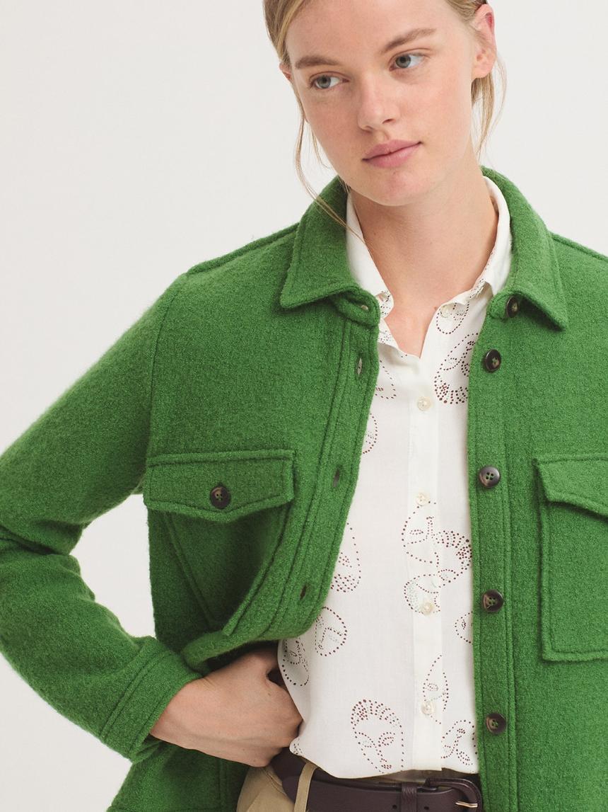 Chaqueta 100 % lana
