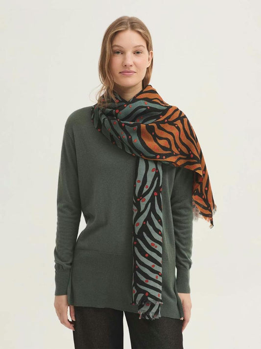 Fular estampado Zebra