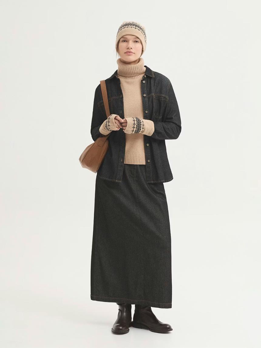 Gorro de lana grecas