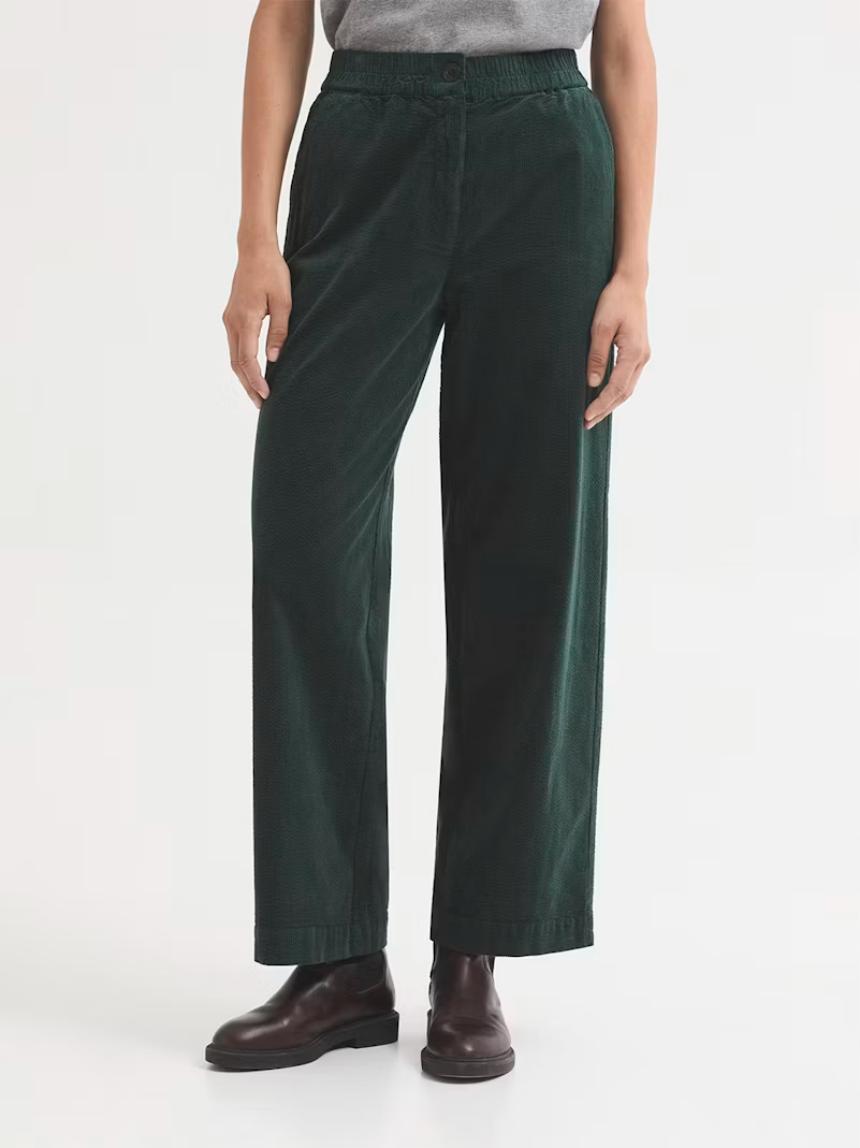 Pantalón pana cintura elástica