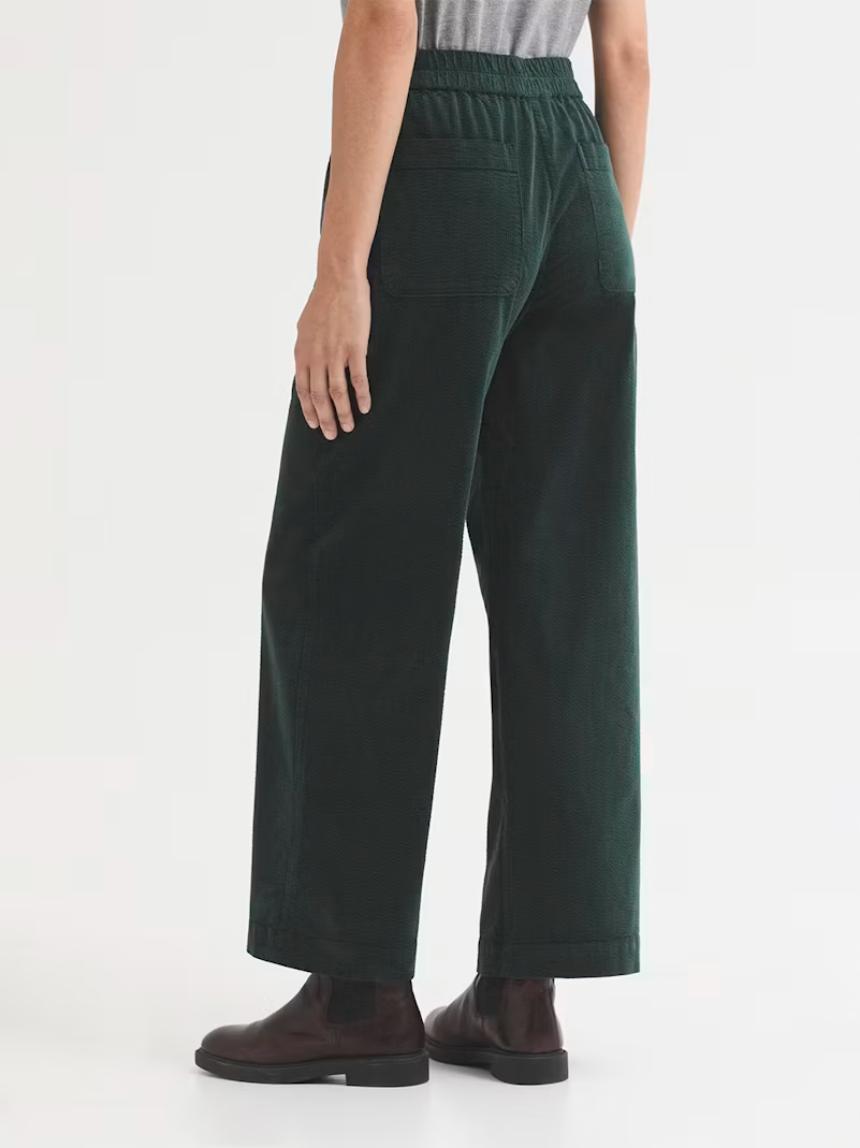 Pantalón pana cintura elástica