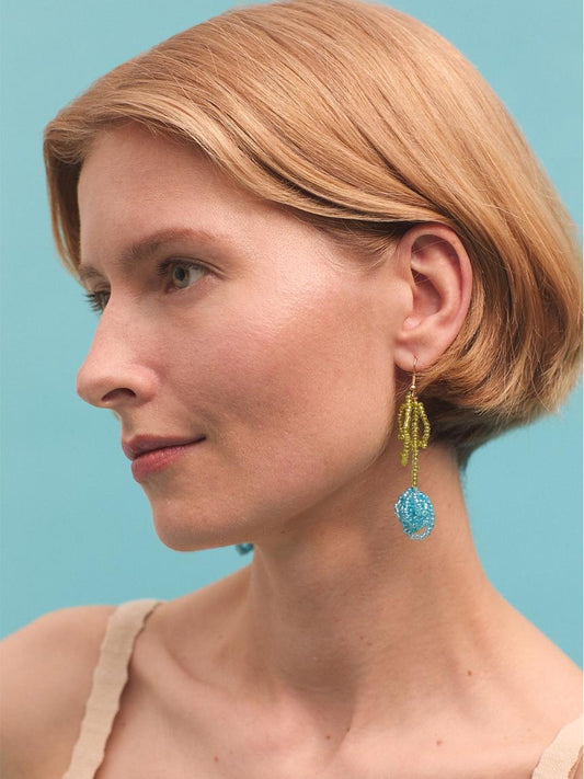 Pendientes flor